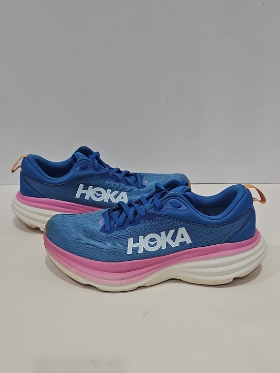 Hoka Shoes - Women's Size 9.5 B Hoka Clifton Running Sneakers Blue Pink